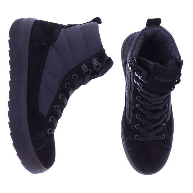Legero | Milena | Schwarz | Weite: H | Veloursleder-GoreTex | Damen Stiefeletten