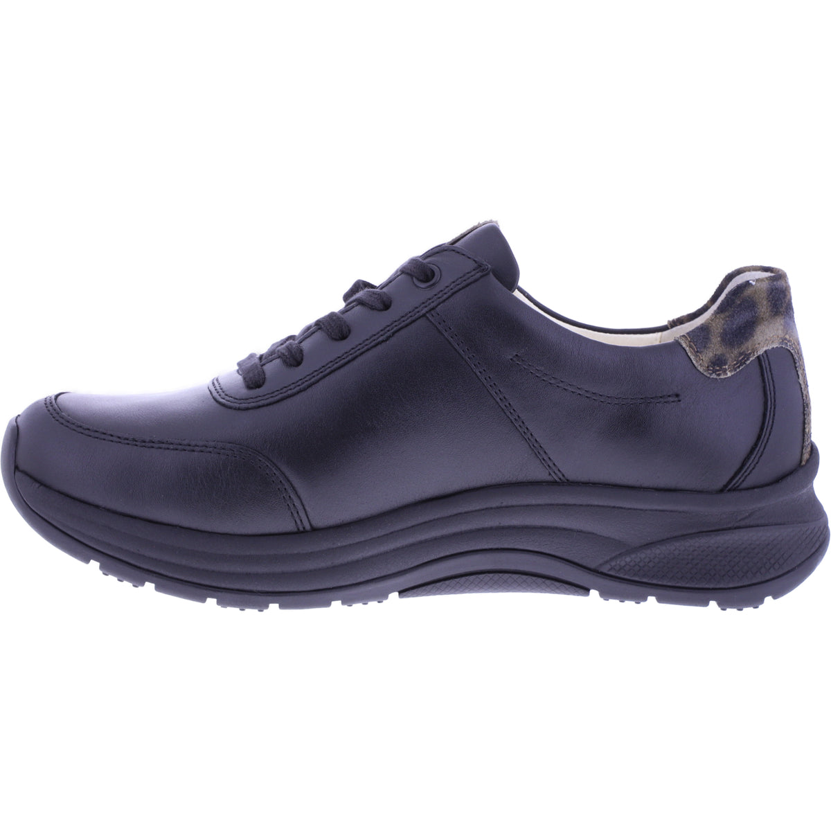 Ganter AKTIV | High Flyer | Schwarz-Leo | Weite: H | Kalbsleder | 0-201810-0100 | Damen Schnürer