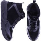 Ganter AKTIV | High Flyer | Schwarz Knautschlack | Weite: H | Leder | 0-201872-0100 | Damen Booties