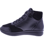 Ganter | Kira | Schwarz | Leder-Knautschlack | Sensitiv | Weite: K | 0-209281-0100 | Damen Bootie