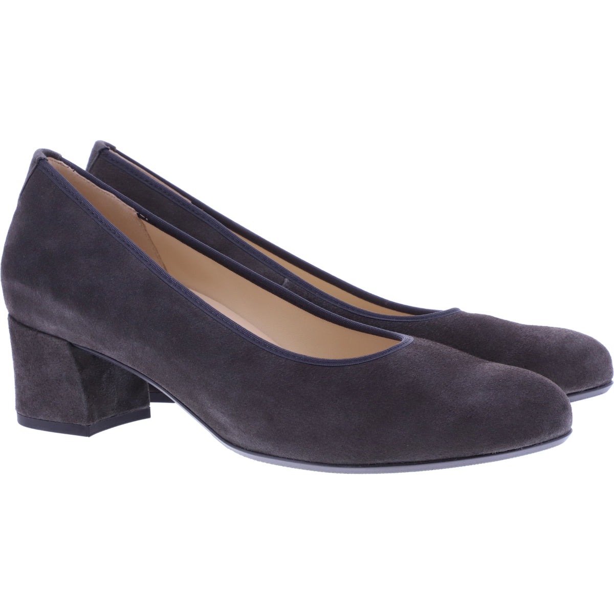 Hassia / Florenz / Graphit Samtziege / Wechselfußbett / Art: 0-304902-6300 / Damen Pumps