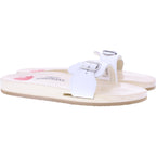 Berkemann | Original-Sandale | B100 | Weiß Glattleder | Sohle: Natur | 00100-100 | Unisex