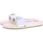 Berkemann | Original-Sandale | B100 | Weiß Glattleder | Sohle: Natur | 00100-100 | Unisex