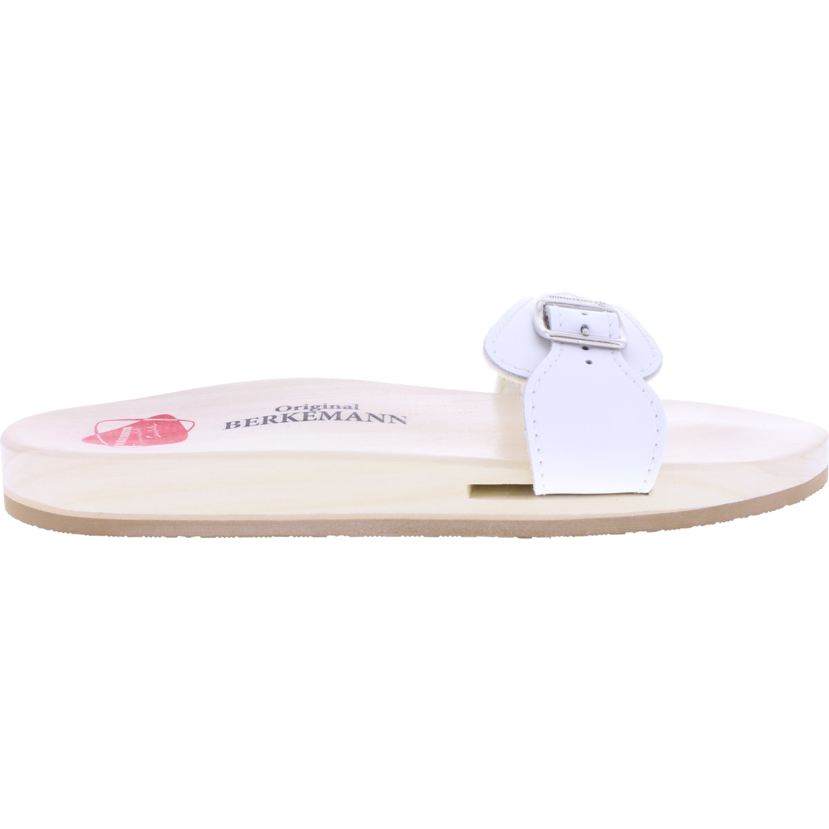 Berkemann | Original-Sandale | B100 | Weiß Glattleder | Sohle: Natur | 00100-100 | Unisex