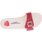 Berkemann / Original-Sandale / B100 / Rot Glattleder / Sohle: Natur / Art: 00100-200 / Unisex