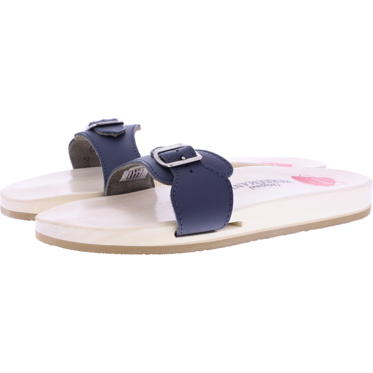 Berkemann / Original-Sandale / Dunkelblau Glattleder / Sohle: Natur / Art: 00100-300 / Unisex