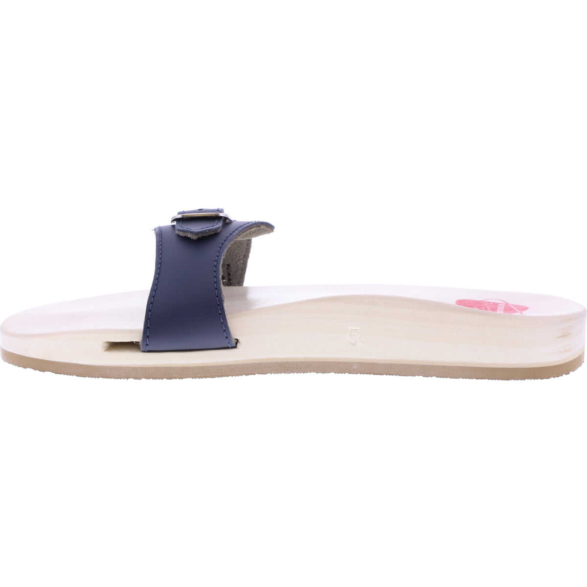 Berkemann / Original-Sandale / Dunkelblau Glattleder / Sohle: Natur / Art: 00100-300 / Unisex