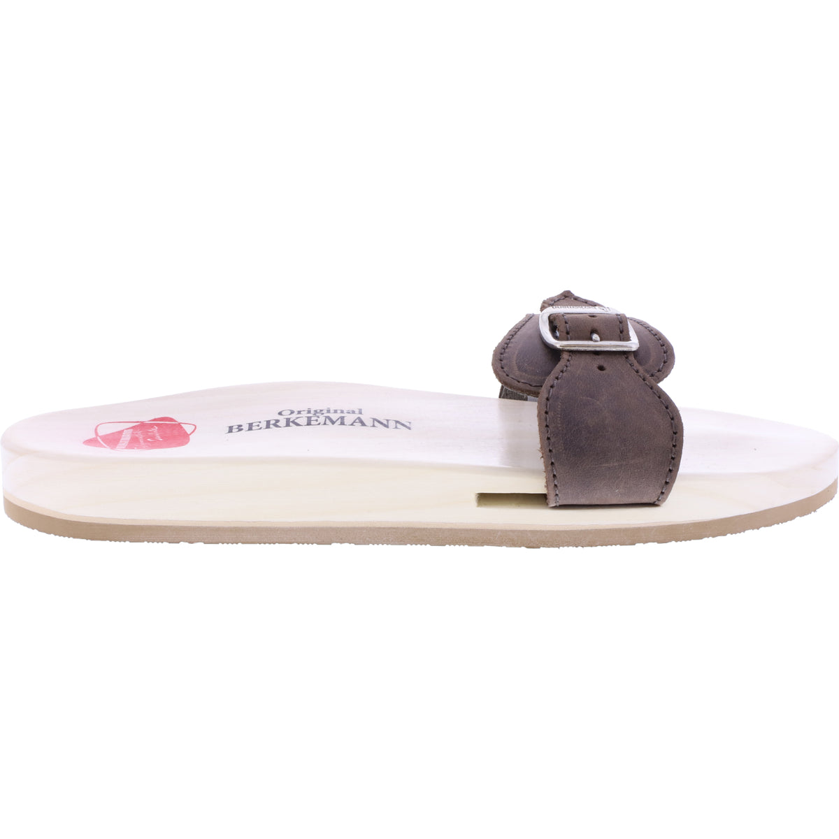 Berkemann / Original-Sandale / Dunkelbraun Fettleder / Sohle: Natur / Art: 00100-480 / Unisex