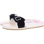 Berkemann / Original-Sandale / B100 / Schwarz Velours / Sohle: Natur / Art: 00100-991 / Unisex