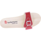 Berkemann / Hamburg-Sandale / B102 / Rot Glattleder / Sohle: Natur / Art: 00102-200 / Unisex