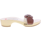 Berkemann / Hamburg-Sandale / B102 / Braun Glattleder / Sohle: Natur / Art: 00102-400 / Unisex