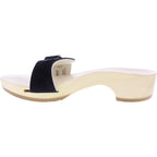 Berkemann / Hamburg-Sandale / B102 / Schwarz Velours / Sohle: Natur / Art: 00102-991 / Unisex