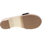Berkemann / Hamburg-Sandale / B102 / Schwarz Velours / Sohle: Natur / Art: 00102-991 / Unisex