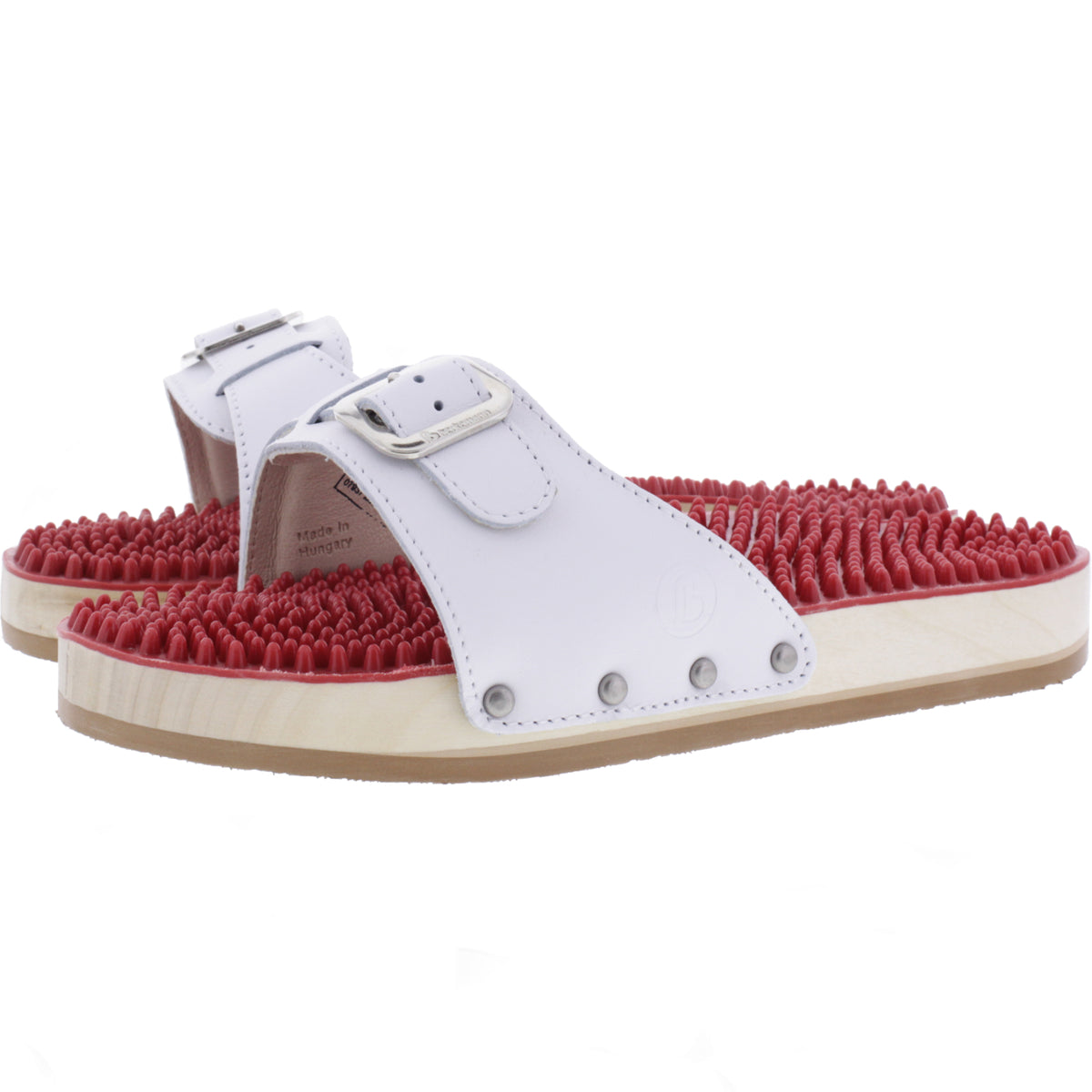 Berkemann | Noppen-Sandale | Weiß Kalbsleder | 00107-100 | Unisex
