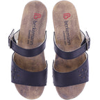 Berkemann | Helgoland | Schwarz Fettleder | *Exklusiv bei HOUSEOFSHOES* | Damen Holzsandalen