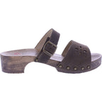Berkemann | Helgoland | Dunkelbraun Fettleder | *Exklusiv bei HOUSEOFSHOES* | Damen Holzsandalen