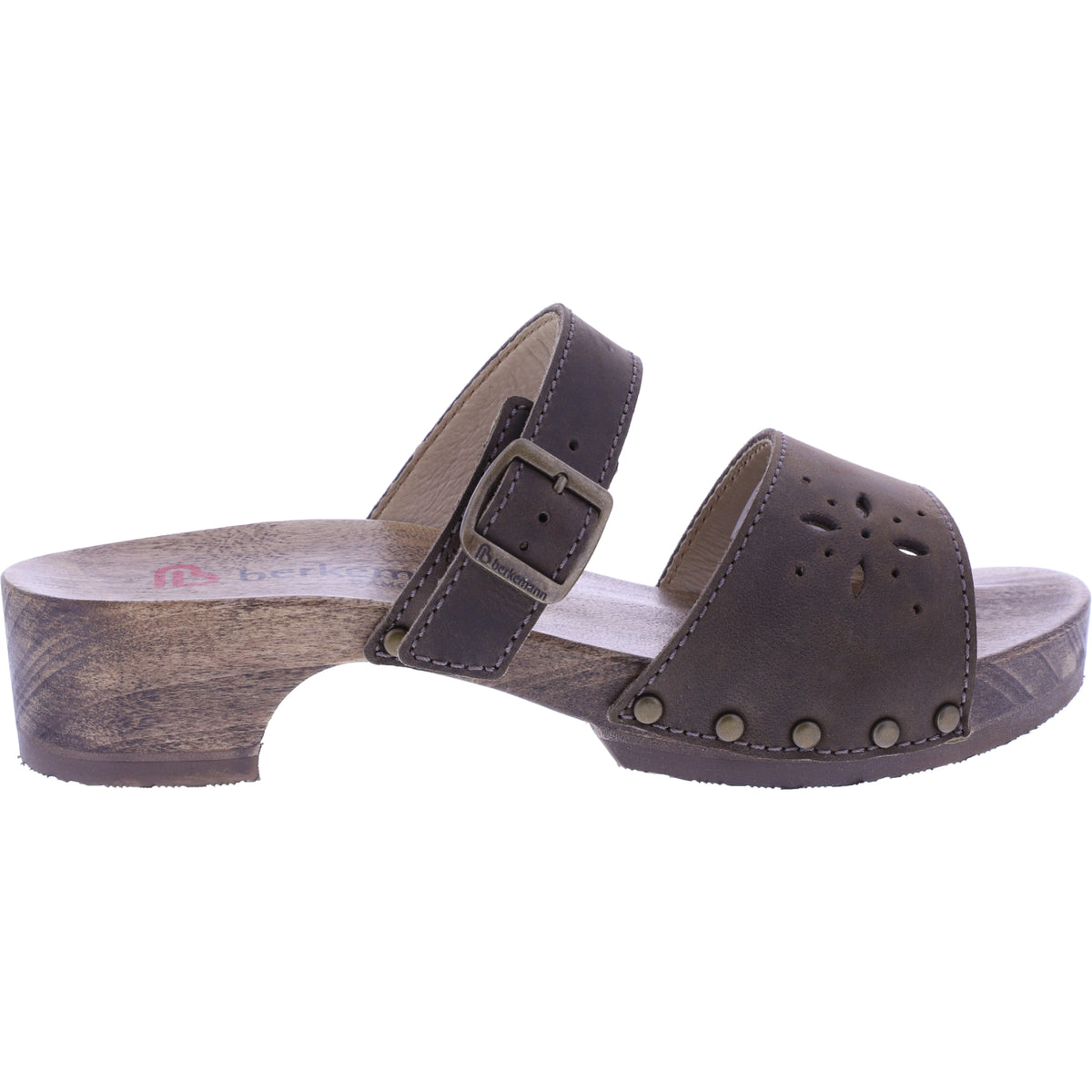 Berkemann | Helgoland | Dunkelbraun Fettleder | *Exklusiv bei HOUSEOFSHOES* | Damen Holzsandalen