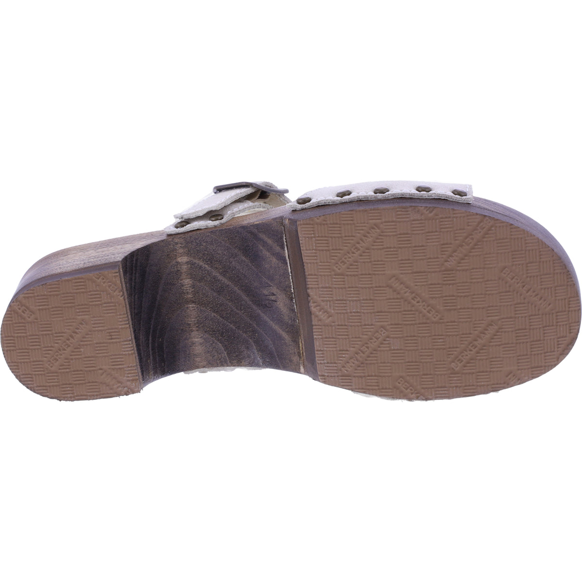 Berkemann | Helgoland | Beige Shiny Leder | *Exklusiv bei HOUSEOFSHOES* | Damen Holzsandalen
