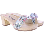 Berkemann | Peggy | Multicolor Dschungel Leder | *Exklusiv bei HOUSEOFSHOES* | Damen Holzsandalen