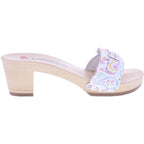 Berkemann | Peggy | Paisley Kalbsleder | *Exklusiv bei HOUSEOFSHOES* | Damen Holzsandalen