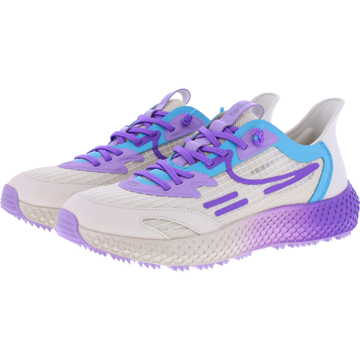 tenhaag | easyhaag | Beige-Aqua-Lavender | 0025-029 | Damen Hands-Free Sneaker