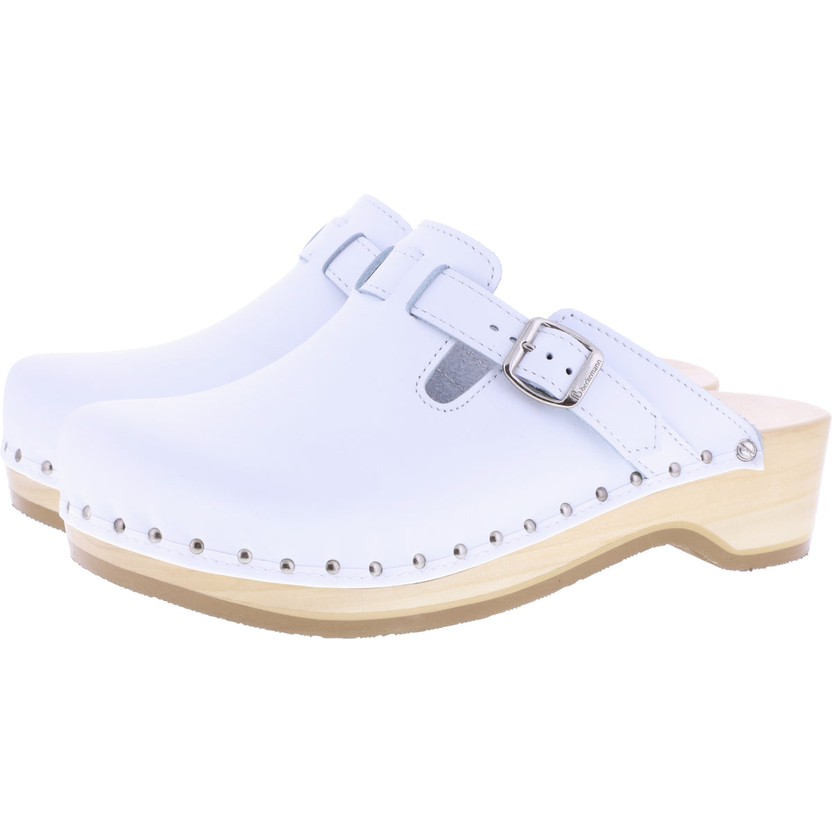 Berkemann | Riemen-Toeffler | Weiß Kalbsleder | 00402-100 | Unisex