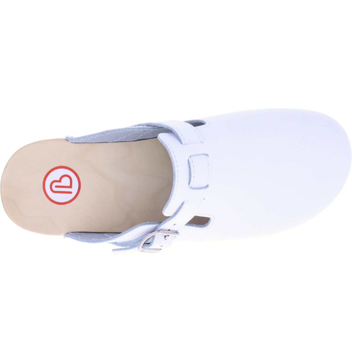 Berkemann | Riemen-Toeffler | Weiß Kalbsleder | 00402-100 | Unisex