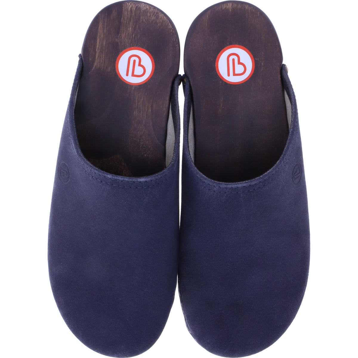 Berkemann | Velours-Toeffler | Blau Velours Kalbsleder | 00404-396 | Unisex