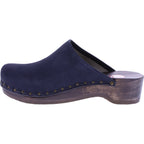 Berkemann | Velours-Toeffler | Blau Velours Kalbsleder | 00404-396 | Unisex