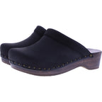 Berkemann | Soft-Toeffler | Schwarz Kalbsfettleder | 00412-031 | Unisex Holzclogs