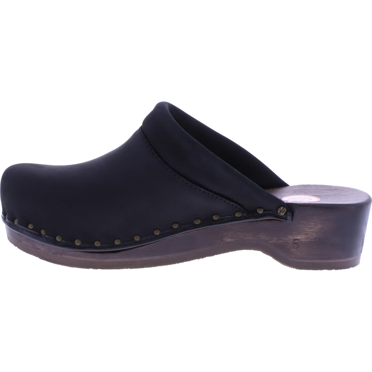 Berkemann | Soft-Toeffler | Schwarz Kalbsfettleder | 00412-031 | Unisex Holzclogs