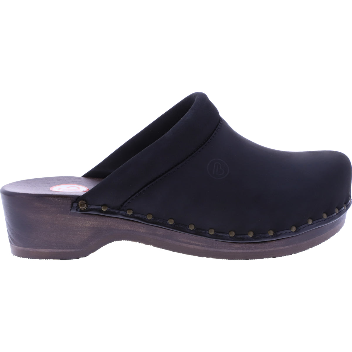 Berkemann | Soft-Toeffler | Schwarz Kalbsfettleder | 00412-031 | Unisex Holzclogs