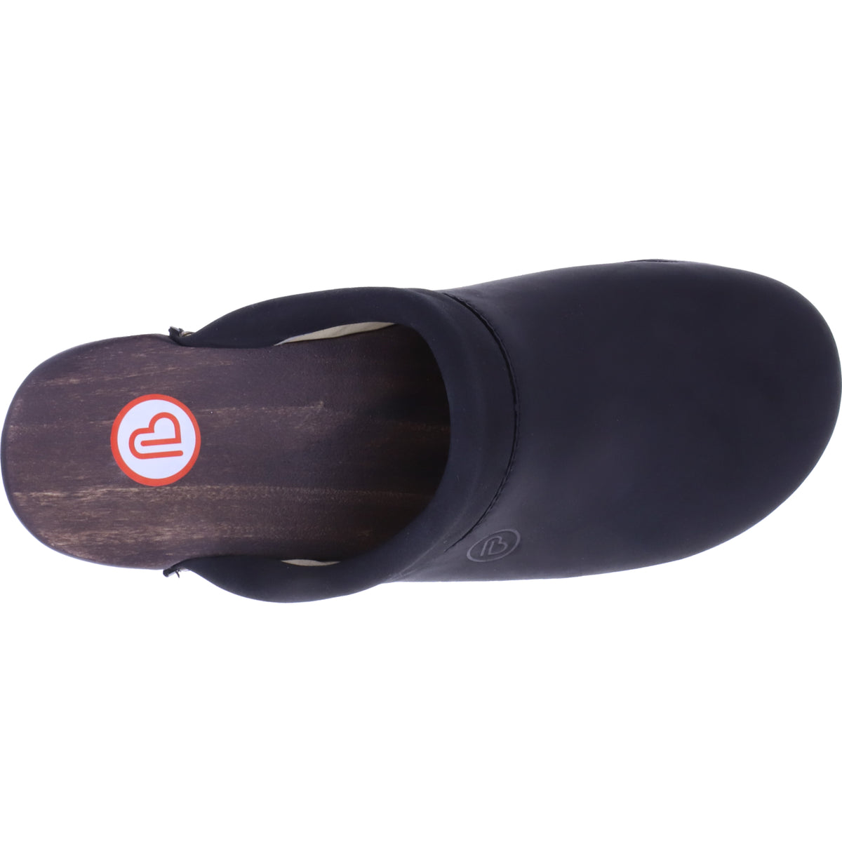 Berkemann | Soft-Toeffler | Schwarz Kalbsfettleder | 00412-031 | Unisex Holzclogs