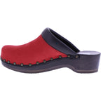 Berkemann / Soft-Toeffler / Feuerrot Softnubukleder / Art: 00412-139 / Unisex Holzclogs