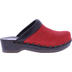 Berkemann / Soft-Toeffler / Feuerrot Softnubukleder / Art: 00412-139 / Unisex Holzclogs