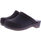 Berkemann | Soft-Toeffler | Dunkelbraun Kalbsfettleder | 00412-481 | Unisex Holzclogs