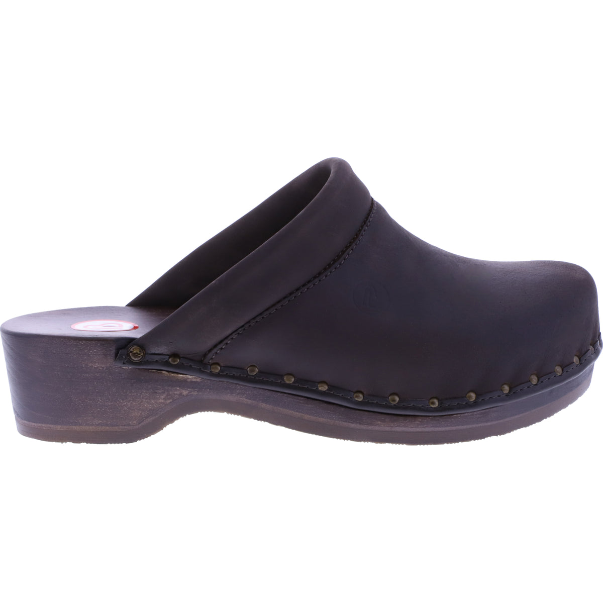 Berkemann | Soft-Toeffler | Dunkelbraun Kalbsfettleder | 00412-481 | Unisex Holzclogs