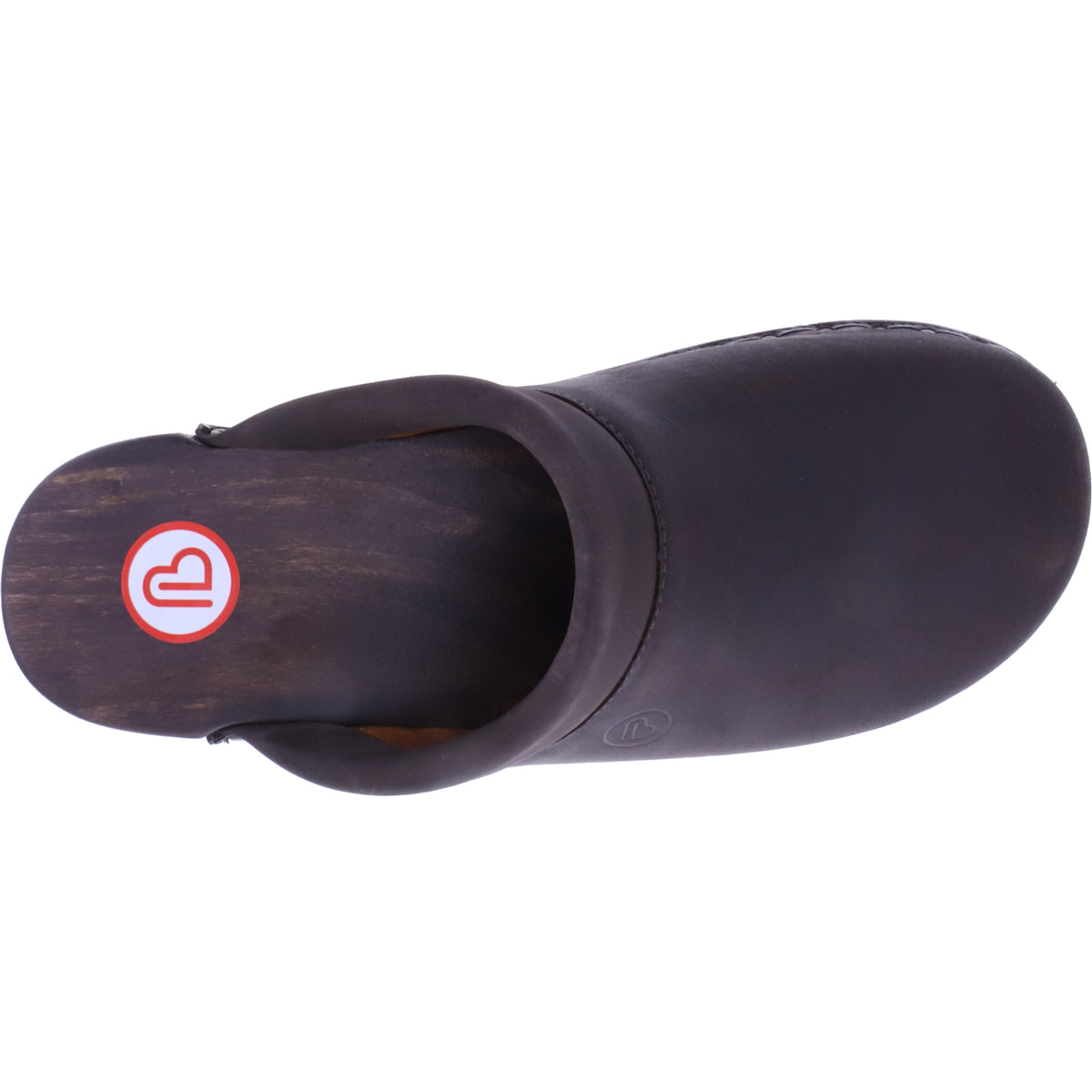 Berkemann | Soft-Toeffler | Dunkelbraun Kalbsfettleder | 00412-481 | Unisex Holzclogs