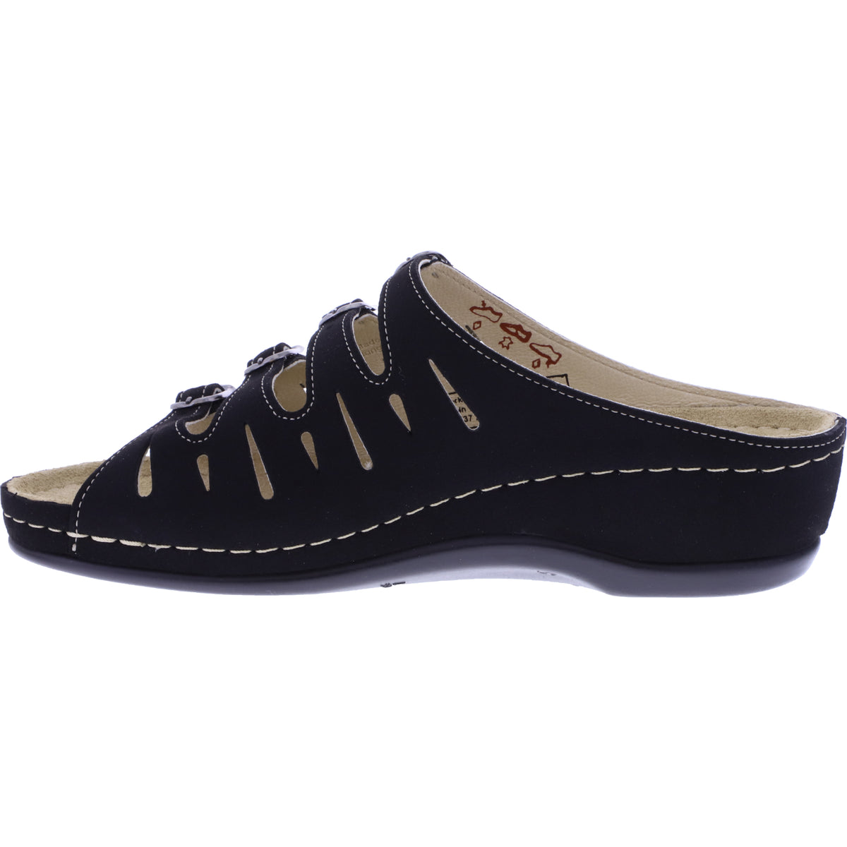 Berkemann | Modell: Hassel | Schwarz Micronubuk | Leisten: Atlanta | 00737-015 | Damen