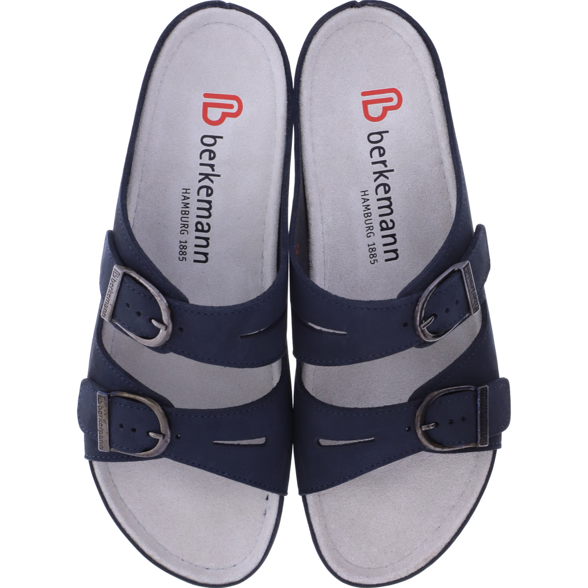 Berkemann | Modell: Lüneburg | Dunkelblau Nubuk | Leisten: Atlanta | 00742-320 | Damen Sandalen