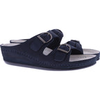 Berkemann | Modell: Lüneburg | Dunkelblau Nubuk | Leisten: Atlanta | 00742-320 | Damen Sandalen