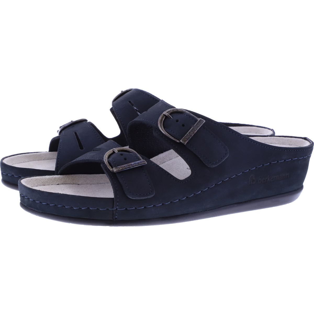 Berkemann | Modell: Lüneburg | Dunkelblau Nubuk | Leisten: Atlanta | 00742-320 | Damen Sandalen