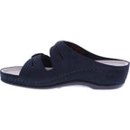Berkemann | Modell: Lüneburg | Dunkelblau Nubuk | Leisten: Atlanta | 00742-320 | Damen Sandalen
