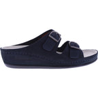 Berkemann | Modell: Lüneburg | Dunkelblau Nubuk | Leisten: Atlanta | 00742-320 | Damen Sandalen
