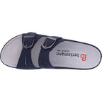 Berkemann | Modell: Lüneburg | Dunkelblau Nubuk | Leisten: Atlanta | 00742-320 | Damen Sandalen