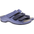 Berkemann | Modell: Andrea | Blau Leder/Stretch | Leisten: Melbourne | 01013-371 | Damen