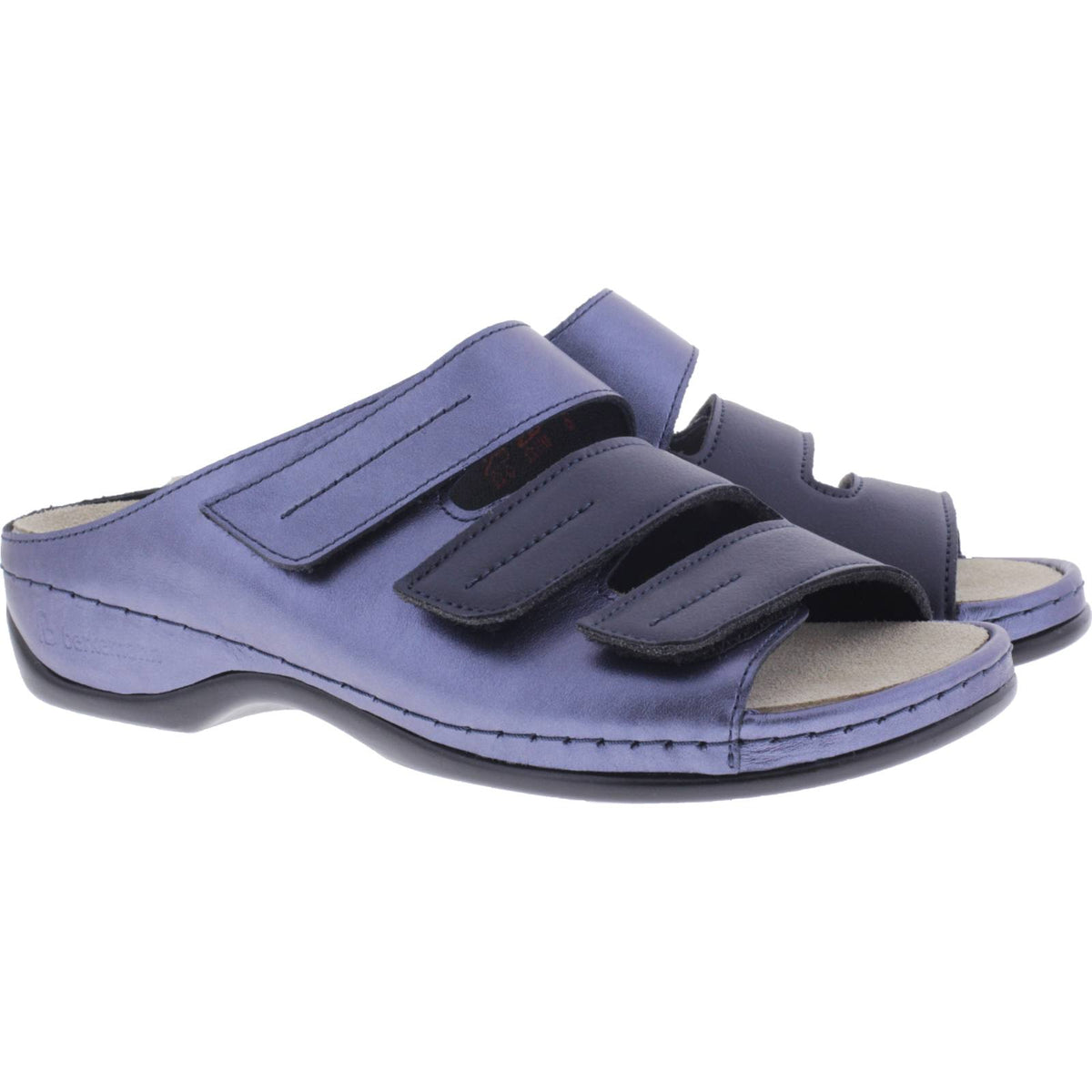 Berkemann | Modell: Andrea | Blau Leder/Stretch | Leisten: Melbourne | 01013-371 | Damen
