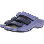 Berkemann | Modell: Andrea | Blau Leder/Stretch | Leisten: Melbourne | 01013-371 | Damen