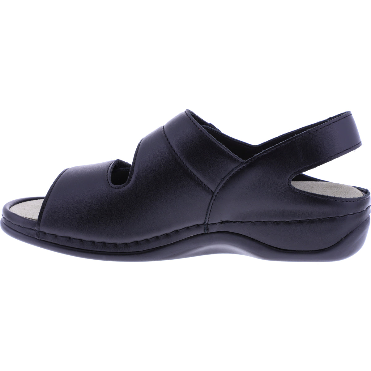 Berkemann | Modell: Sofie | Schwarz Glattleder-Stretch | Leisten: Melbourne | 01020-906 | Damen