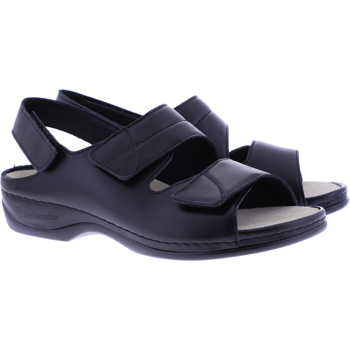 Berkemann | Modell: Sofie | Schwarz Glattleder-Stretch | Leisten: Melbourne | 01020-906 | Damen